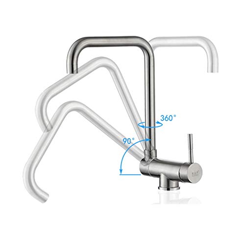 Fregadero de la cocina sin enfriador de ventanas Faucet 304 Acero