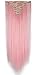 S-noilite® 17-26 Inches(43-66cm) 8pcs Long Full Head Clip In Hair Extensions Extension Sexy Lady Fashion Choice 35 Colors Cosplay Hairpiece (26 Inches-Straight, Light Pink)