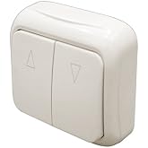 Electro DH 36.475 8430552140541 Double Surface Switch for Shutter Control 80 x 80 x 30 mm
