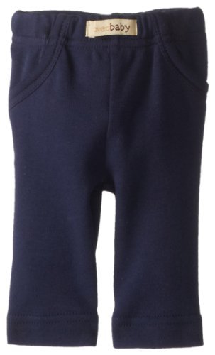 L'ovedbaby Unisex-Baby Newborn Organic Signature Pants, Navy, 0/3 Months Color: Navy Size: 0-3 Months (Baby/Babe/Infant - Little ones)