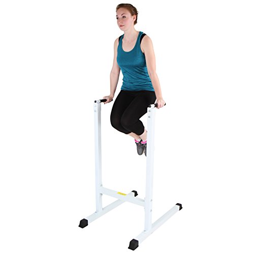 Dipstation Dip-Ständer belastbar bis 120 Kilogramm Muskelaufbautraining Kraftsportgerät - 6