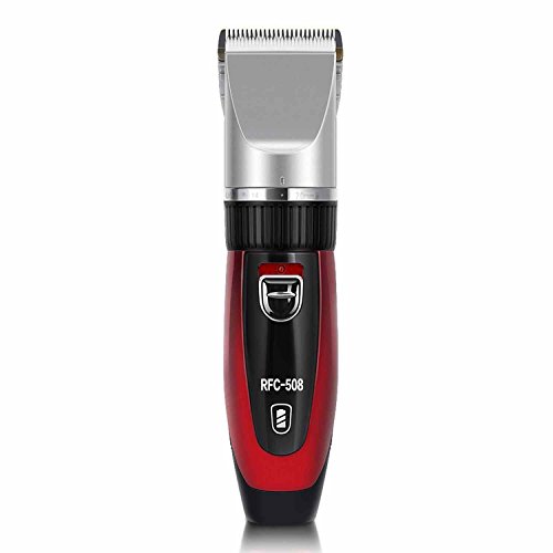 Surker RFC 508 Haarschneider Barttrimmer Körpertrimmer Elektronische Friseur Set Haarschneidemaschine für Kinder und Herren mit Akku und Netzbetrieb 2 Akkus