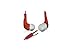 Produktbild Deet® Rot Kopfhörer. 3,5 mm In Ear Stereo-Ohrhörer für Apple iPod, iPhone 5, 5S, 6, iPad Air/mini MP3 und MP4 Player, DVD-Player, Kopfhörer.