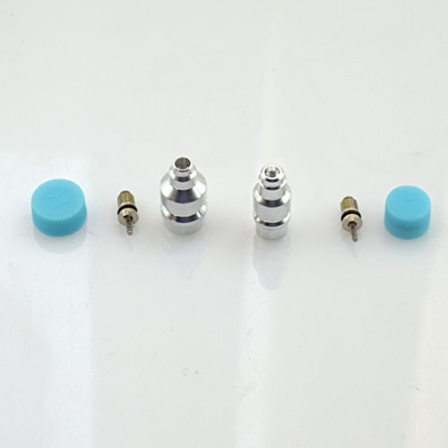 Gazechimp 6pcs Adapter Adapter Anschluss R134A / Klimaanlagen Umrüstsatz R134a - 5