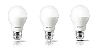 PHILIPS Base E27 2.7-Watt LED Bulb (Warm White) - Pack of 3