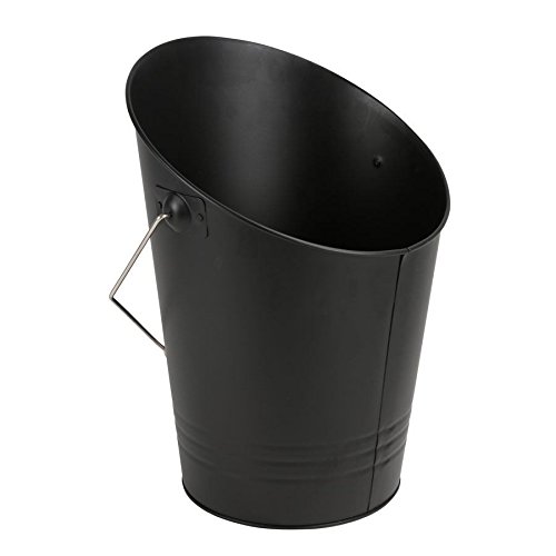 Ascheeimer 8L Metalleimer Holzeimer Kohleeimer Mülleimer Aschebehälter Dekoeimer - 3