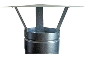 FOXY METAL FABRICATION CHIMNEY CAP,GALVANISED RAIN CAP,CHIMNEY COWL TO FIT 7"/180MM FLUE PIPE/STOVE PIPE