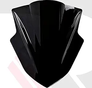 FK Racing Windshield Universal PRO Shield Visor for Pulsar RS 200, Ninja etc (Without Hole)