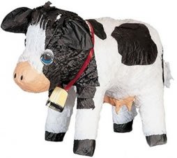 Pinata Kuh mexikanisches Kinderspiel Kinderpartyspiel Geburtstagsdeko
