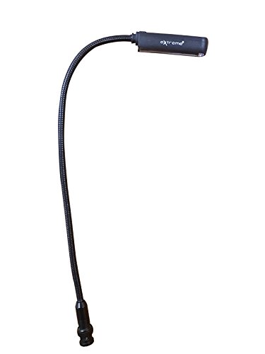 EXTREME LED LAMP BNC LAMPADA A COLLO D'OCA FLESSIBILE PER MIXER 4 LED CON CONNETTORE BNC