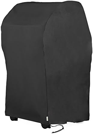 Barbecue Cover 30 Inch Small Waterproof BBQ Grill Cover for Weber Spirit 210 Series Gas Grill, Holland, Jenn Air, Brinkmann and Char Broil(Black)