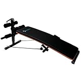  Specifit Hantelbank Sit Up Bank Trainingsbank Bauchtrainer Rückentrainer X-2 mit Widerstandsbändern