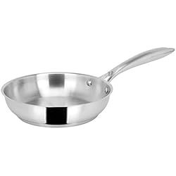 Sitram 711601, Poêle Charleston en acier inoxydable diam. 20 cm - tous feux dont induction