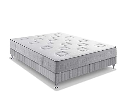 Simmons Ensemble matelas et sommier Simmons Ensemble matelas + sommier ressorts ensachã©s garnissage mã©moire de forme challenge 160x200