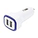 Produktbild Lanspo LED Dual USB Auto Ladegerät 2 Port Adapter für Telefon, iPad Mini 1/2, iPhone 5/6/6, iPod, iPad Luft 1 / 2,5V 1000MA (Blau)