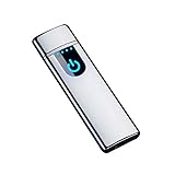 Recargable por USB: nuestro encendedor viene con un cable de carga USB para cargar fácilmente el mechero sin llama, es respetuoso con el medio ambiente y seguro. Compatible con todos los puertos USB estándar (por ejemplo, en el cable de carga del teléfono móvil, ordenadores portátiles).