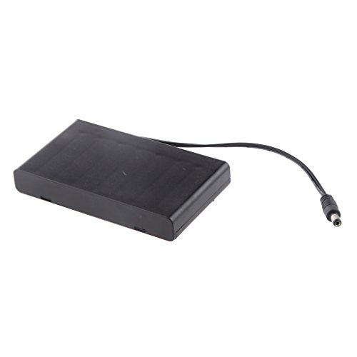 MagiDeal 8 AA-Zellen-Batterie 12V Clip-Halterung Fall Mit Abdeckung Ein- / Ausschalter Drahtleitung