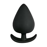 EasyToys AnalCollection, Buttplug, 9.5 cm, Black Analtoy, Medium, Buttplug for Men and Women