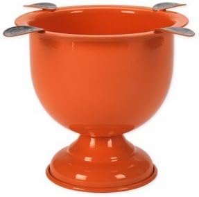 Stinky tall stirrup jar / Competition cigar ashtray, orange