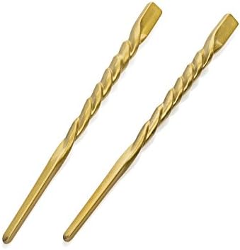 Gold Twist Hair Pins Chopsticks Hair Sticks Hair Accessories Bun Holder