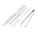 Earpick Nail File Eyebrow Tweezer Comb Beauty Tool Set 4 in 1