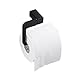 Produktbild Wandhalterung Wandmontag Modern Einfach Elegant Badezimmer Accessoires Toilettenpapierhalter Klorollenhalter ohne Deckel,Schwarz