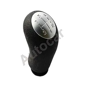 Autocar Heavy Duty Gear Shift Knob for Renault Duster, Logan, Nissan Terrano, Mahindra Verito (Black)