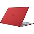 GIOIA BAZAAR Case for MacBook, Plastic Hard Shell Case Cover Only Compatible with MacBook Air 13 inch (2020 2019 2018 Release) M1 A2337 A2179 A1932 with Retina Display & Touch id(Matte Wine)