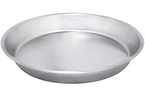 Pentalux Set 2 Pezzi Stampo tortiera conica Bassa in Alluminio ruoto per pastiera napoletana Pizza di Grano (⌀18cm h.3,5cm)