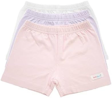UndieShortsGirls Under Shorts - Lavender, White, Pink 3 Pack Spring and Summer Collection