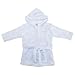 Baby Unisex Supersoft Spotty Hooded Dressing Gown/Bath Robe (3-6 Months) (Yellow)