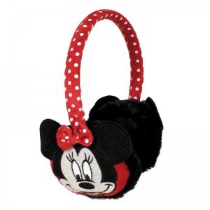 Preisvergleich Produktbild Disney Minnie Maus Ohrenwärmer Plüsch Ohrenschützer 3D - One Size
