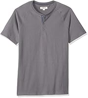Amazon Brand - Goodthreads Men's Short-sleeve Sueded Jersey Henley Shirt