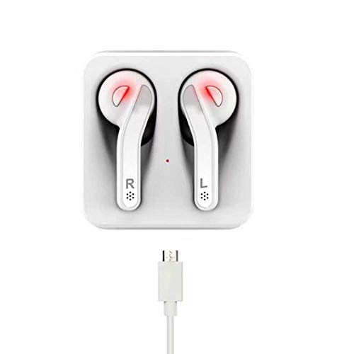 Preisvergleich Produktbild Kopfhörer Drahtlose Ohrhörer Für Handy Mikrofon Mini Touch Hifi Drahtloses Headset Bluetooth Headset Mit Ladegerät Box (farbe: Weiß)