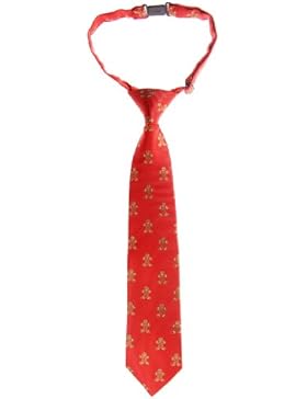 Retreez Weihnachten Lebkuchenmann Woven Epoint Boy 's Tie–verschiedenen Farben