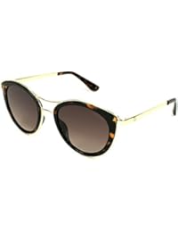 Guess - GU7490, Cat eye, acetato/metal, mujer, HAVANA GOLD/BROWN SHADED(52F E), 51/21/140