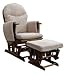 Habebe Glider Rocking Nursing Recliner Chair with footstool ***WITH BRAKE & WASHABLE COVERS***