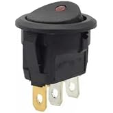 SANEC IC-132 Yuvarlak Nokta Işıklı Anahtar ON-OFF 3P
