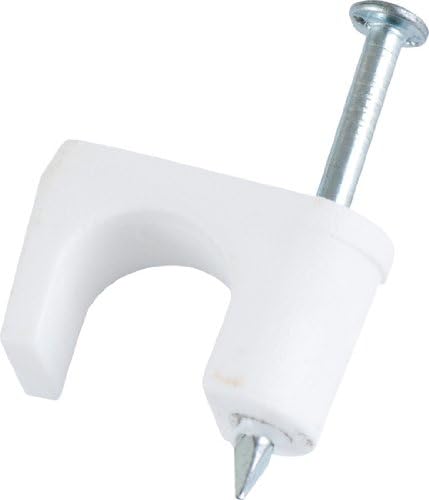 Gardner Bender PSW-250JL Low-Voltage Cable Staple, 1/4 in., CAT6, Rg-59, Rg-6, White