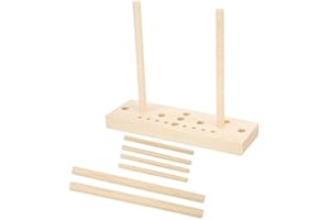 YOSOO HEALTH GEAR Wooden Ribbon Bow Maker, DIY Bow Making Kit, Multi Size Adjustable Bow Maker Tool with Wooden Board Sticks, Bowmaker Tool for Making Bows DIY Crafts Party Decorations