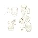 Produktbild Bausteine gebraucht 5 x Lego System Geschirr Tasse Glas transparent Weiss Becher Trink Gefäß Star Wars sw217a sw028a 75151 7754 6210 4501 7783 4738 3899 6264 28655
