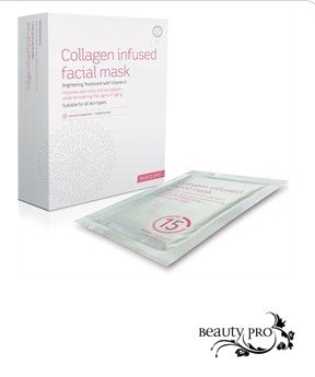 Beauty Pro Collagen Brightening Treatment Facial Mask with Vitamin C