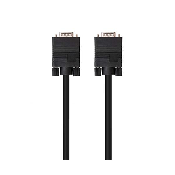 NANOCABLE 10.15.1303 - Cable SVGA para Monitor y proyector, HDB15/M-HDB15/M, Macho-Macho, Negro, 3mts - Image 3