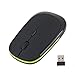 Produktbild Peepheaven 2,4 GHz Ultra-Slim Mini USB Wireless Optical Mouse Silber für PC-Laptop