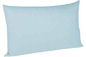 Fleuresse Colours Kissenbezug, Mako Satin, Eisblau, 40 x 60 cm