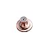 Produktbild Griff Schrank Griff Modernen Minimalistischen Kleiderschrank Schublade Einlochmontage Metall Rot Bronze Türgriff,Redbronze-Singlehole