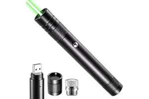 LANMAOMAN Professional Rechargeable Bright Light Flashlight Long Distance Range for TV/LED/LCD Screens Tactical Flashlights Office/Camping/Astronomic/Construction