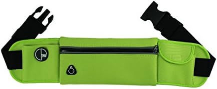 Best Running Belt- Water Resistant Bum Bag- Runner Waist Packs with Zipper to Secure IPhone 6 and Belongings- Lightweight Design Travel Pouch- Compact Money Belt to Enjoy Outdoors Hand Free.