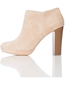 FIND Stiefeletten Damen Aus Rauleder, mit Hohem Absatz