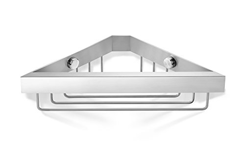 ZACK 40373 Linea Eckduschkorb, Edelstahl matt